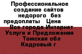 Профессиональное создание сайтов, недорого, без предоплаты › Цена ­ 5 000 - Все города Интернет » Услуги и Предложения   . Томская обл.,Кедровый г.